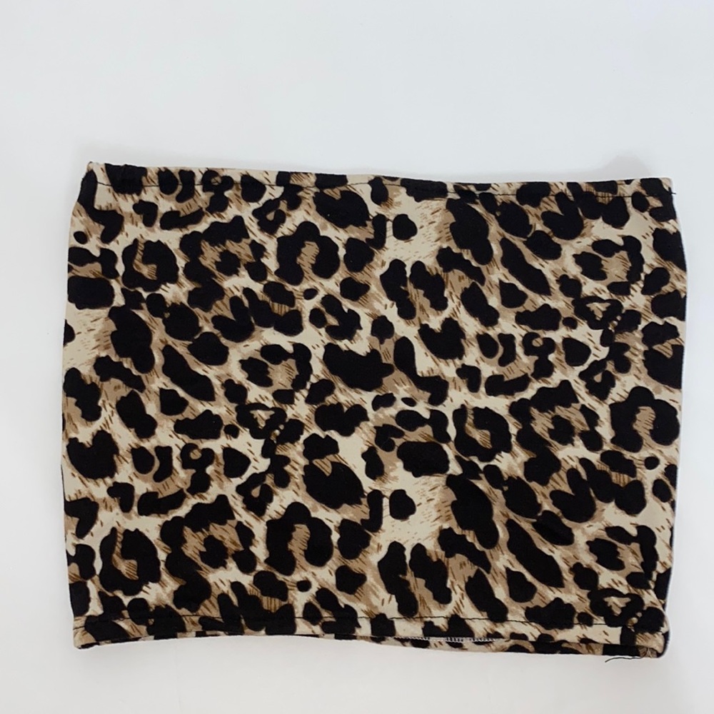 Shein Cheetah Tube Top